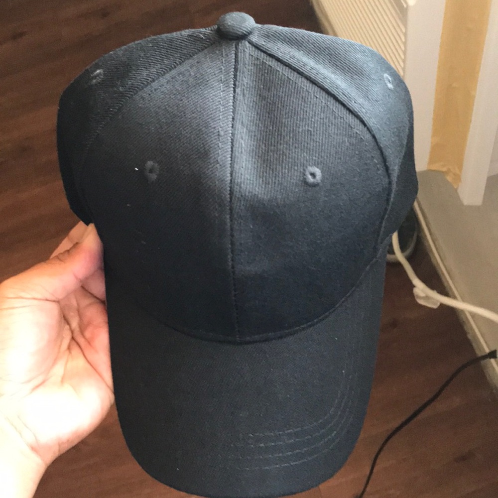 Brand new black hat never worn